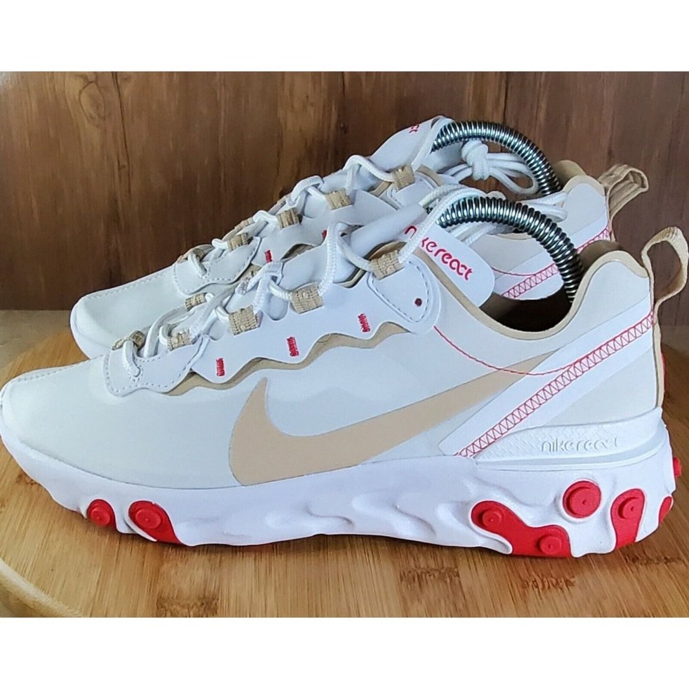 Nike React Element 55 White Ember Glow Desert Ore… - image 2